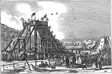 Ice Mountain, Artificial Sledge Run, Russia, 1833