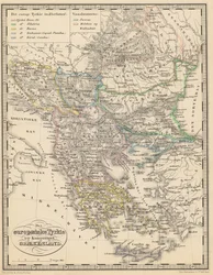 Illustration from the book Atlas of All Parts of the Earth by unknown author and published by Chr. Steen & Søn (Copenhagen, 1857)