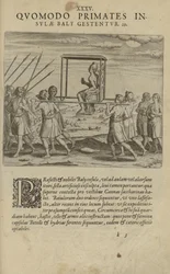 Illustration from the book India Orientalis by unknown author, published by Excudebat Matthaeus Beckerus