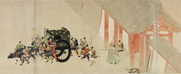 Illustrated Tale of the Heiji Civil War: The Imperial Visit to Rokuhara, 13th Century