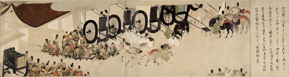 Illustrated Tale of the Heiji Civil War The Imperial Visit to Rokuhara, 13th Century