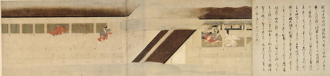 Illustrated Tale of the Heiji Civil War: The Imperial Visit to Rokuhara, 13th Century