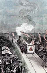 Illustration from De la Terre a la Lune by Jules Verne