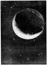 Illustration from De la Terre à la Lune by Jules Verne, 1865