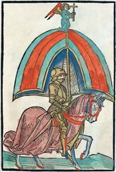 Illustration from Richentals illustrated chronicle, 1480s