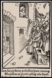 Illustration to the Book Ship of Fools by Sebastian Brant