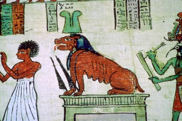 Image of the Egyptian deity Ammit