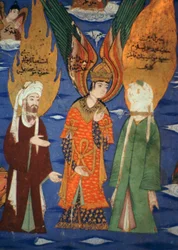 Image of the Prophet Mohammed Ascending to Heaven