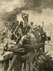 Incident in the Siege of Paris: Defending the Bridge and Tower, 845, 1890