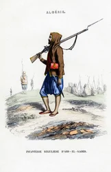Infantry of Abd-el-Kader, Algeria