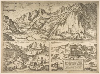 Innsbruck (from the series Civitates Orbis Terrarum, vol. V, plate 59)