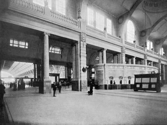 Interior of Retiro Railway Station, Buenos Aires, Argentina
