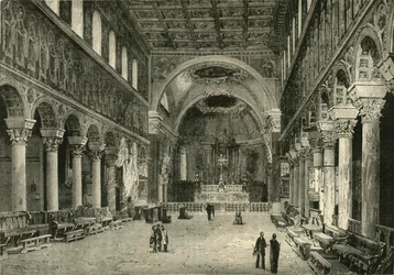 Interior of San Apollinare Nuovo, Ravenna