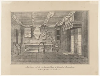 Interior of the Czar Peter House in Zaandam