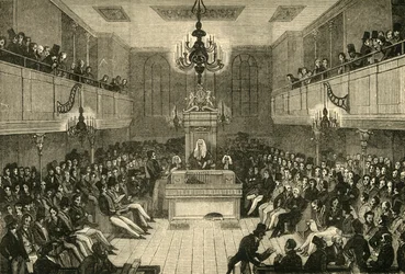 Interior of the House of Commons, 1834, 1881