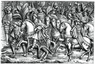 Interview between Francis I and Henry VIII, on the Field of the Cloth of Gold
