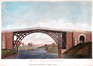 Iron Bridge Across the Severn at Ironbridge, Coalbrookdale, England, built 1779-1809