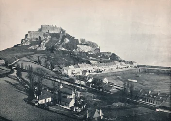 Jersey - Gorey, and Mont Orgueil Castle, 1895