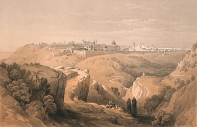 Jerusalem from the Road Leading to Bethany