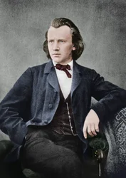 Johannes Brahms 1833-1897, German Composer and Pianist, c1866