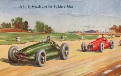 John B. Heath and his 1 1/2 Litre Alta