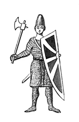John Lackland, as represented on his seal, 12th century