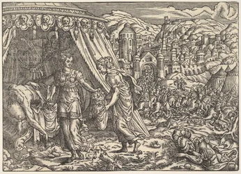 Judith and Holofernes, from Biblia, Frankfurt, 1564