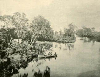Junction of the Glengarry & Thompson Rivers, Victoria, 1901