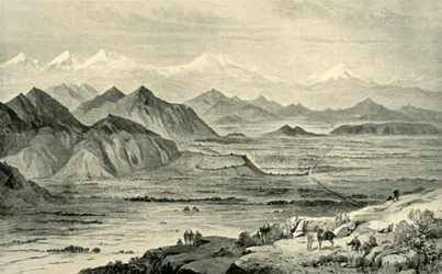 Kabul, Looking North from the Hill Above the British Camp at Beni Hissar, October 8, 1879