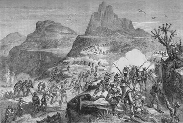 Kaffir War - Attacking a Native Position