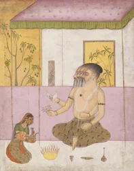 Khambhavati Ragini: Folio from a Ragamala Series
