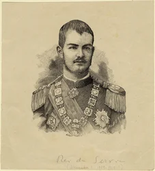 King Aleksandar of Serbia 1876-1903, c. 1889