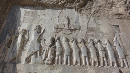 King Darius I and prisoners, 521 BC