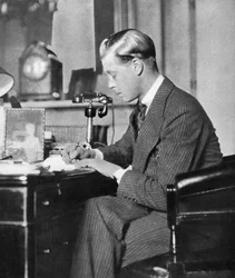 King Edward VIII at work