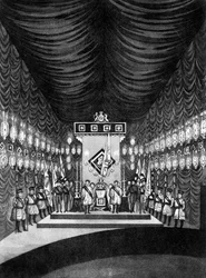 King George IV Lying in State in Windsor Castle
