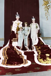 King George VI and Queen Elizabeth on their Coronation Day