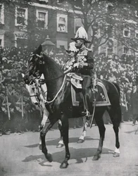 King George V at the Funeral of His Father King Edward VII, London