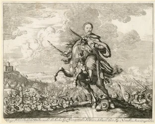King John III Sobieski at the Battle of Khotyn on 11 November 1673, 1673