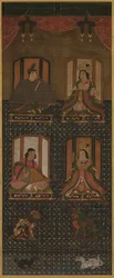 Koya Myojin Mandala of the Four Deities of Mt. Koya