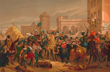 The entry of Henri IV into Paris