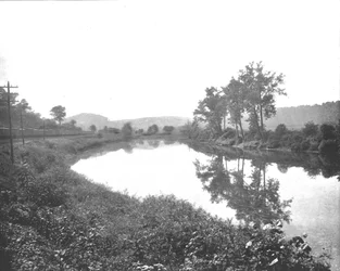 La Colle Looking West, Pennsylvania Railroad, USA