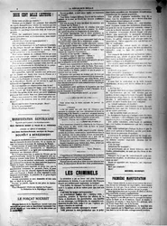 La Republique Sociale newspaper of 13th October 1881