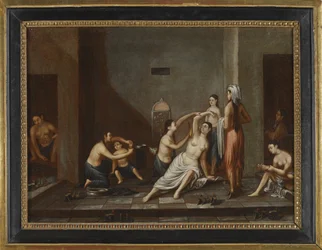 Ladies in the Hammam, 1741