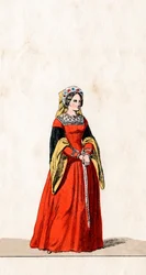 Lady-in-Waiting, Costume Design for Henry VIII