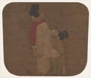Lady and Children