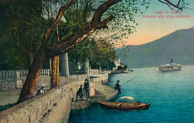 Lake Como. Entrance to Villa Carlotta