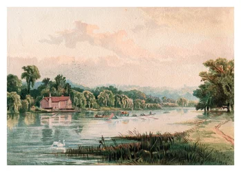 Lake at Virginia Water, 1880