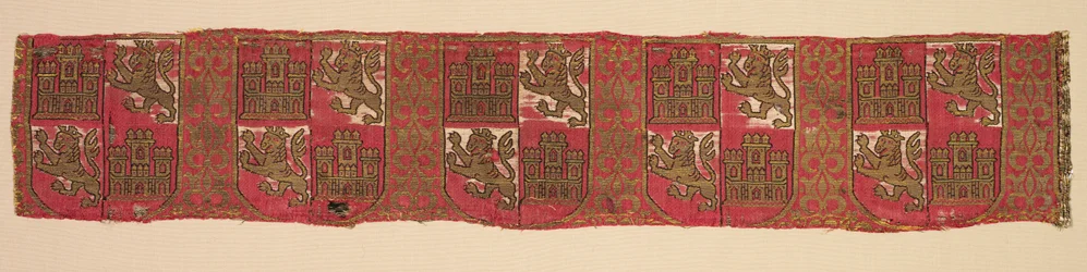 Lampas with Heraldry of Castile and León, from a Royal Christian Robe