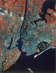 Landsat Image of Manhattan, New York, USA