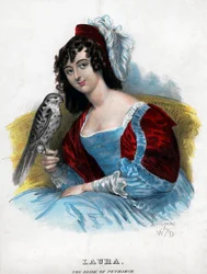 Laura, the bride of Petrarch, c1770-1840